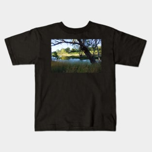 Vineyard View - Magpie Springs - Adelaide Hills Wine Region - Fleurieu Peninsula - Winery Kids T-Shirt